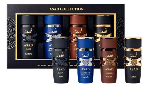 Kit Asad Collection Masculino 4x 25ml Lançamento